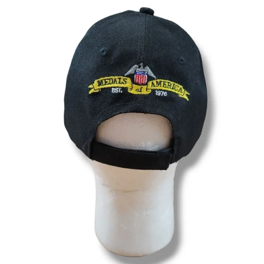 Vietnam Veteran Hat Strap Back Cap OSFM Medals Of America New Without Tags NWOT